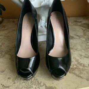 Aldo Black Classic Heels